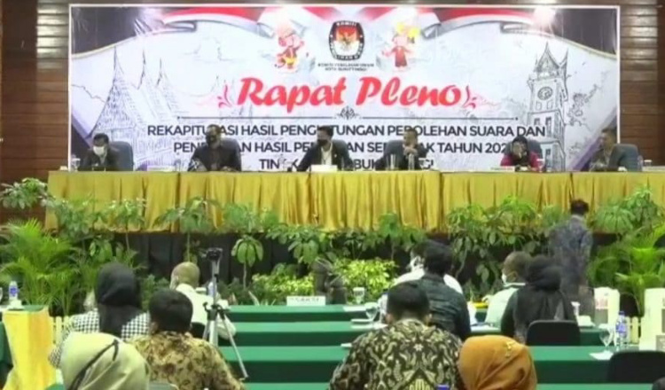 KPU Kota Bukittinggi Tetapkan Hasil Pemilihan Kepala Daerah Melalui