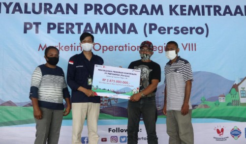 Dorong Mitra Binaan Bangkit dari Dampak Covid-19, Di Papua Pertamina Salurkan 2.86 Milyar