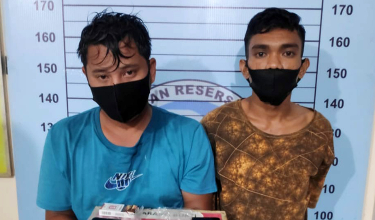 Dua Bandar Narkoba Ditangkap Polisi Disebuah Warung di Aceh Utara