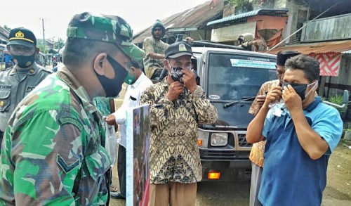 Personil Kodim Aceh Utara Diminta Selalu Mensosialisasi Pencegahan Covid-19 Kepada Masyarakat