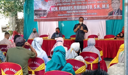 Reses di Lamongan, Ach. Firdaus Febrianto Ajak Masyarakat Disiplin Patuhi Protokol Kesehatan