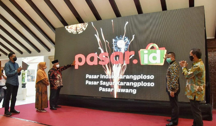 Antisipasi Persebaran Covid-19, Bupati Malang Sanusi Luncurkan Pasar Online