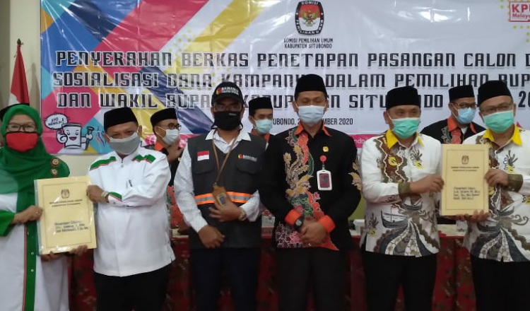 SAH! KPU Kabupaten Situbondo menetapkan dua paslon, Mulya Abadi dan KARUNIA 