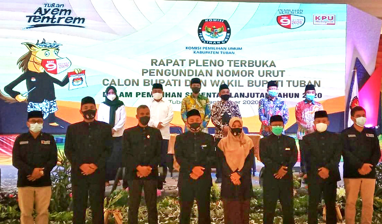 KPU Tuban Sukses Launching Maskot Si Ronggo dan Tahapan Pengundian Nomor Urut Paslon
