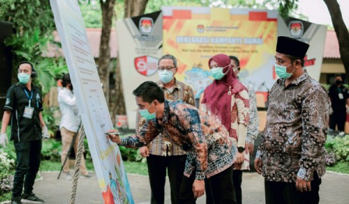 KPU Surabaya Deklarasi Kampanye Damai Pilkada 2020