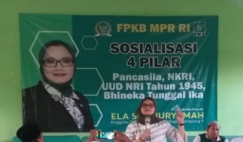 Ela Siti Nuryamah Ajak Warga Lampung Implementasikan Nilai-nilai 4 Pilar