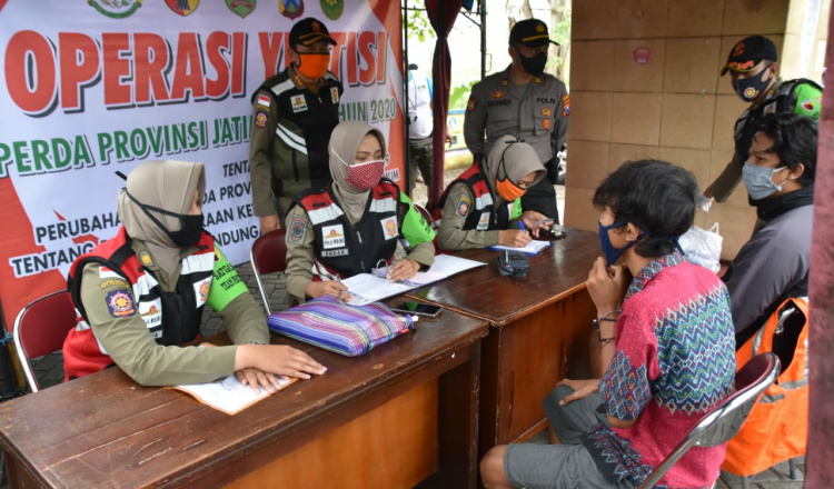 Terus Dilakukan, Operasi Yustisi di Trenggalek Masih Menemukan Pelanggaran