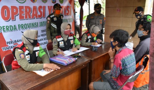 Terus Dilakukan, Operasi Yustisi di Trenggalek Masih Menemukan Pelanggaran