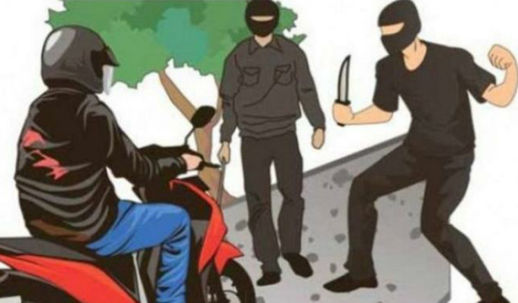 Satreskrim Polresta Sidoarjo Tembak Begal Motor Di Sukodono