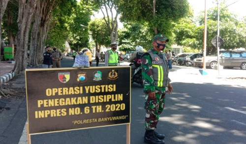Operasi Yustisi di Banyuwangi, Kesadaran Masyarakat Pakai Masker Meningkat