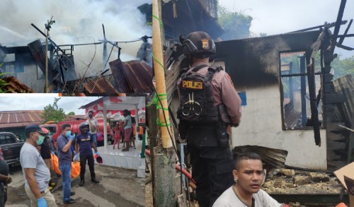 Kebakaran Rumah Kos-kosan Di Jayapura Menelan Korban Jiwa