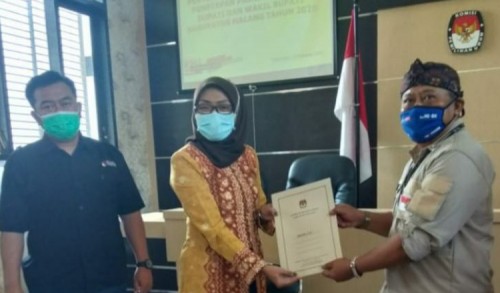 KPU Resmi Tetapkan Paslon Malang Jejeg Jadi Peserta Pilbup Malang