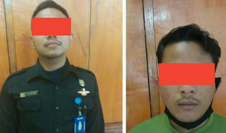 Pelaku Pelemparan Batu Kepada Pendemo Ombibus Law Ditangkap