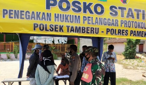Tingkatkan Disiplin Masyarakat, Polisi di Pamekasan Gelar Operasi Yustisi