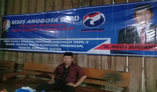 Agus Sugianto Anggota DPRD Bojonegoro Partai Perindo Bakal Tindak Lanjuti Keluhan Pupuk