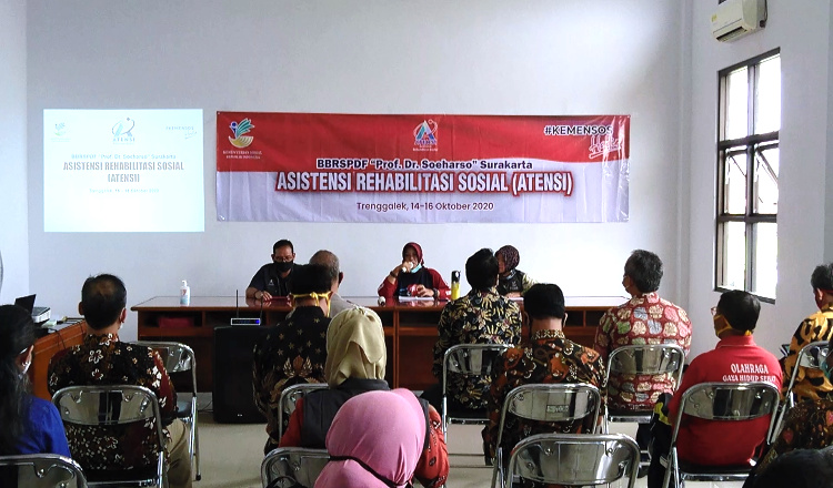 Penuhi Hak Disabilitas di Trenggalek, Dinsos P3A Gandeng BBRSPDF Prof Dr Soeharso