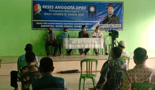 Reses Masa Sidang Tiga, Suyuthi Anggota DPRD Bojonegoro Sampaikan Capaian Kinerja Pemkab
