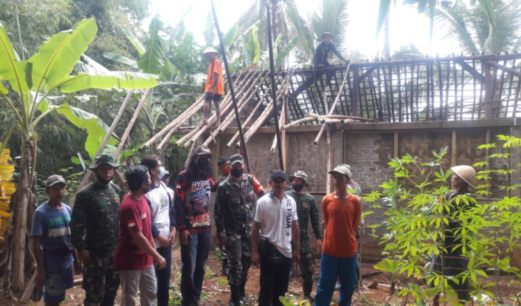 IOF dan Koramil 13/Bener Bangun Rumah Warga Tak Mampu di Purworejo