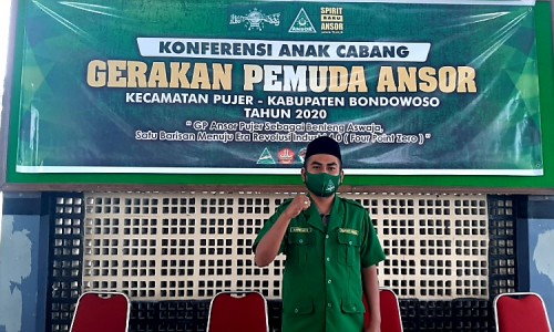PC GP Ansor Bondowoso Instruksikan Kadernya Edukasi Masyarakat Terapkan Prokes