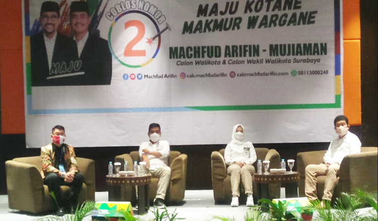 Machfud–Mujiaman Siap Bantu Pelaku UMKM Surabaya