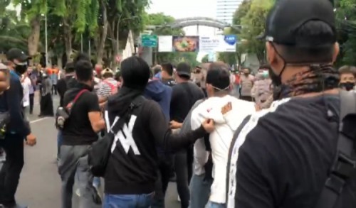 Polisi Amankan 175 Orang Bukan Bagian Massa Aksi, Ada 6 Pelajar