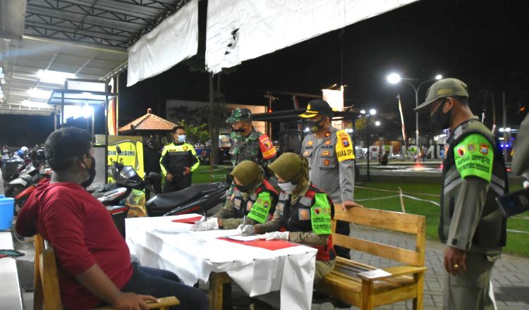 Gencar Operasi Yustisi, Satgas Covid-19 Trenggalek Dapati 11 Pelanggar Prokes