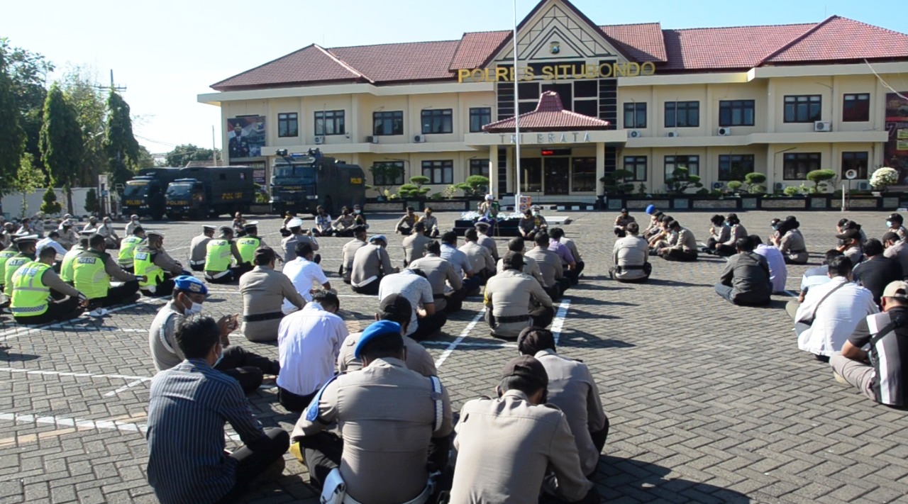 Bertepatan Peringatan Hari Santri, Polres Situbondo Gelar Doa Untuk Pilkada Damai