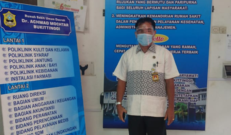 RSAM Bukittinggi Terapkan Prokes Bagi Pengunjung