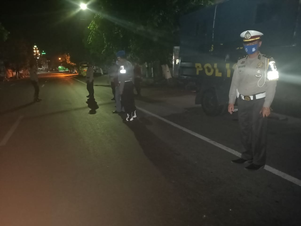 Cegah Kriminalitas dan Balap Liar Satlantas Patroli Malam