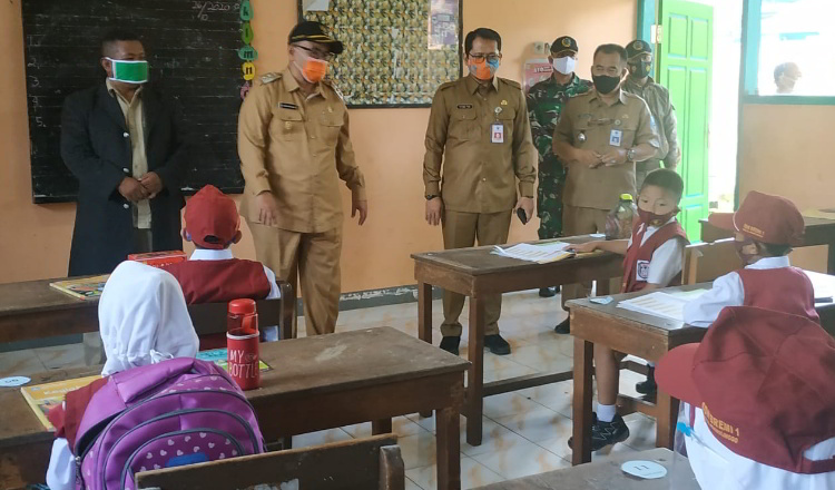 Uji Coba Pembelajaran Tatap Muka Mulai Dilakukan Pemkab Probolinggo