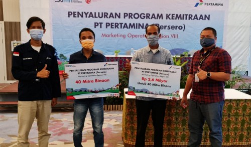 Pertamina Gelontorkan Dua Miliar Dana Kemitraan UMKM di Jayapura