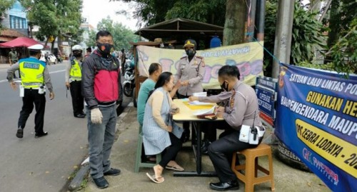 Gelar Operasi Zebra Dan Edukasi Prokes Covid-19, Polrestabes Kota Bandung  Terjunkan 160 Personel   