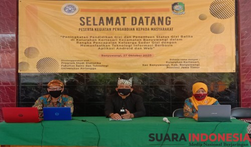 Dosen Statistika Unair Surabaya Kenalkan Media Edukasi Gizi Berbasis Android dan Website