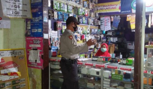 Cegah Penyebaran Covid-19, Polisi di Pamekasan Gencar Patroli Dialogis
