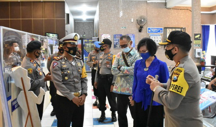 Tim Srena Mabes Polri Berkunjung ke Polres Trenggalek