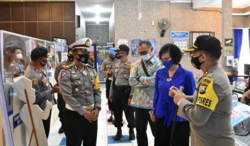 Tim Srena Mabes Polri Berkunjung ke Polres Trenggalek