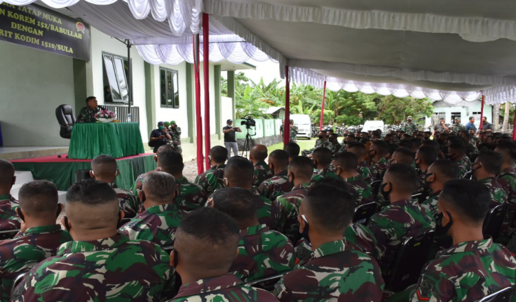 Danrem Babullah Ternate  Tegas Sanksi Anggota Tak Netral Pilkada