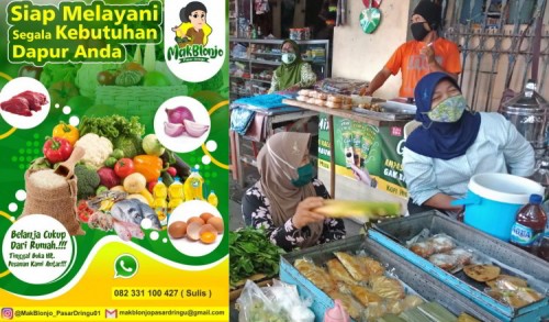 Kembangkan Inovasi Pasar Tradisional, Pemkab Probolinggo Luncurkan Layanan Online 'Mak Blonjo'