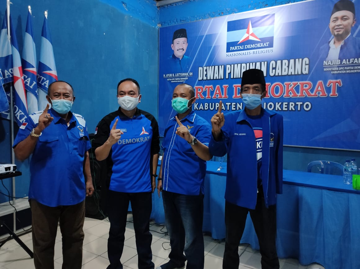 Siap Dukung Penuh IKBAR, Demokrat Mojokerto Rapatkan Barisan