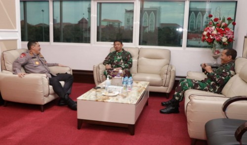 Kapolda Jatim Terima Kunjungan Pangdam V Brawijaya