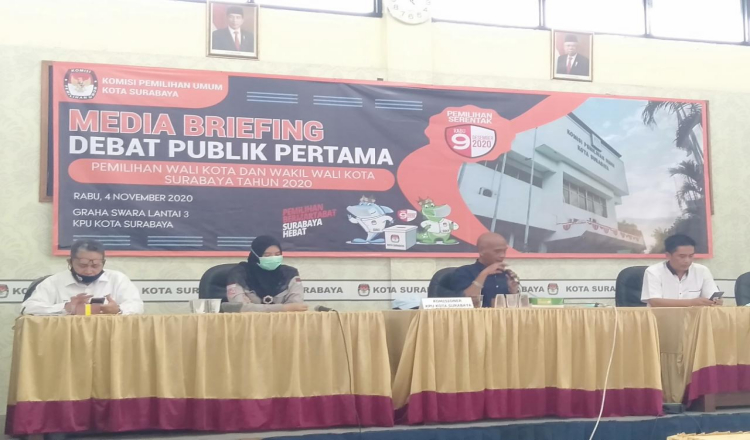 KPU Batasi Awak Media Pada Debat Publik Pilwali Surabaya