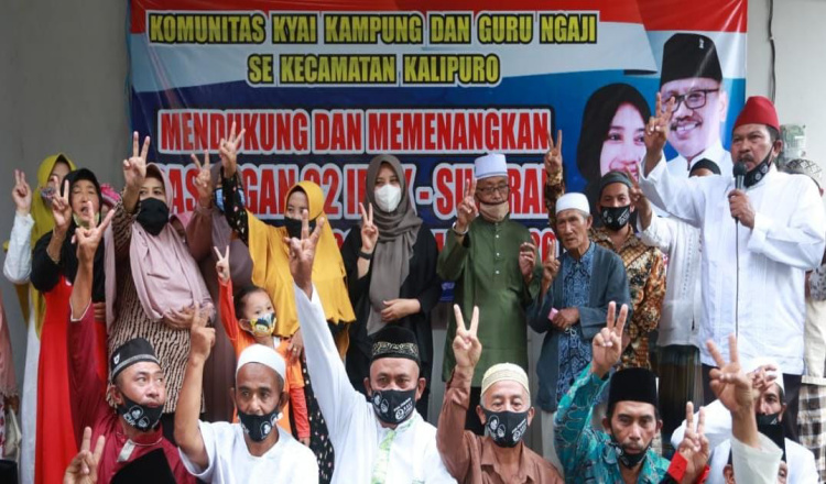 Dukungan untuk Ipuk-Sugirah Kembali Datang dari Kiai, Bu Nyai, Ustaz dan Guru Ngaji