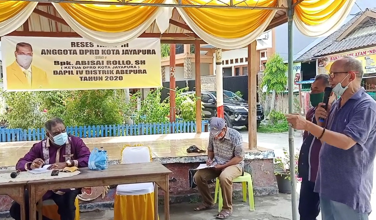 Reses Ke III Abisai Rollo, Warga Perumahan Green Kotaraja Keluhkan Drainase