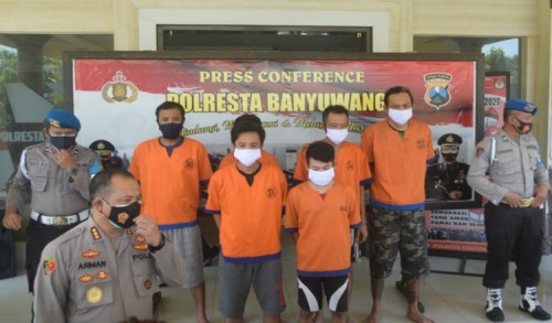 Polresta Banyuwangi Ungkap 9 Kasus Narkoba dengan 12 Tersangka