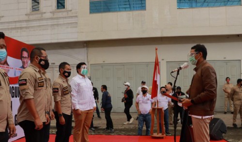Sandiaga Uno Lantik Relawan Nagabonar dan DDC Garuda di Medan 