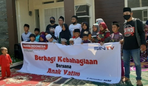Kaliber Bersama Suara Indonesia Sinergi Bantu Anak Yatim