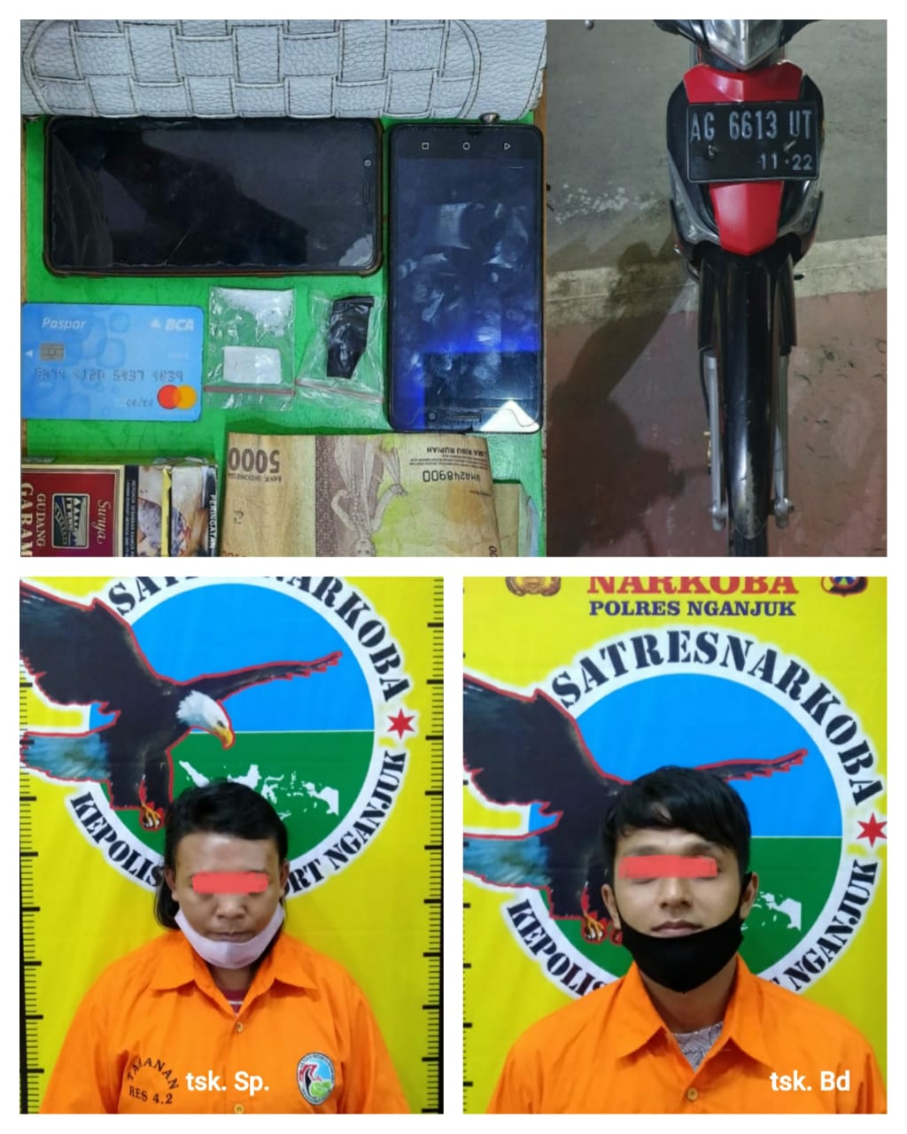 Opsnal Satresnarkoba Polres Nganjuk, Ungkap Peredaran Sabu, satu orang dilakukan Pengejaran