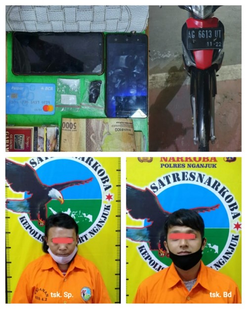 Opsnal Satresnarkoba Polres Nganjuk, Ungkap Peredaran Sabu, satu orang dilakukan Pengejaran