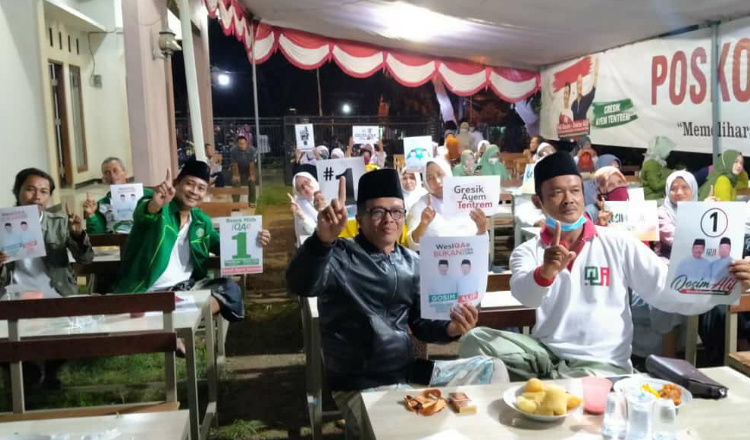 Live Launching Jingle Qosim-Alif, Meriah Disambut Antusias Pendukung Seluruh Gresik