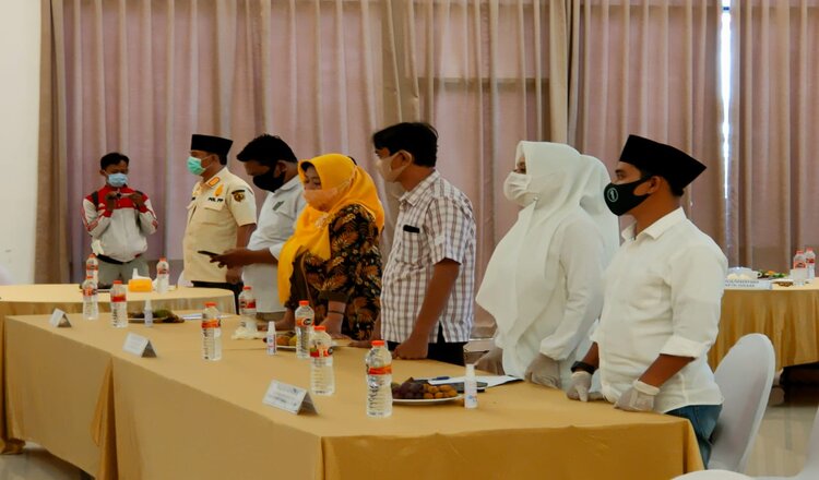 Rapat Koordinasi Stakeholder Bawaslu Mojokerto Hanya Dihadiri Satu Paslon